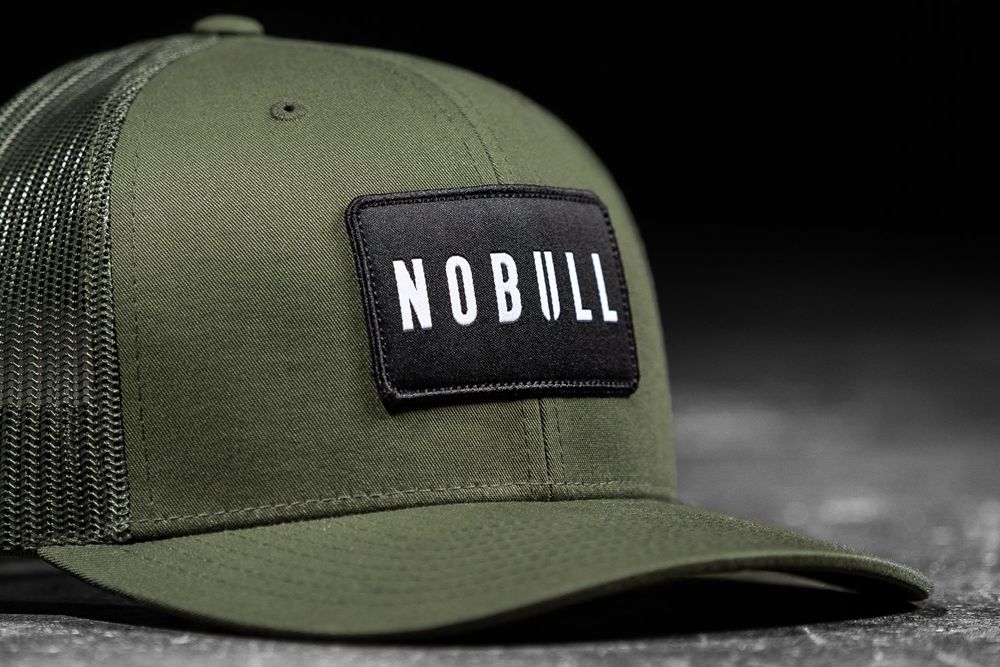 NOBULL Curved-Brim Trucker Hats - Surplus - Ireland (3216ONQPI)